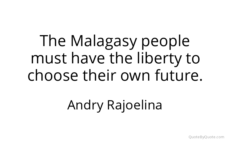 Preview image for this quote by Andry Rajoelina
