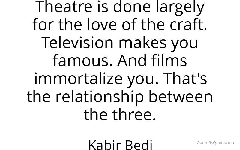 Preview image for this quote by Kabir Bedi