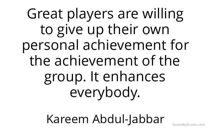 Preview image for this quote by Kareem Abdul-Jabbar