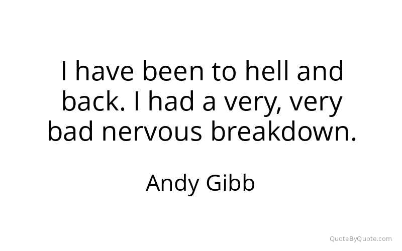 Preview image for this quote by Andy Gibb