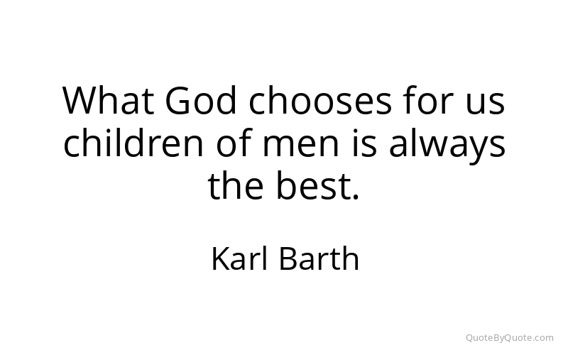 Preview image for this quote by Karl Barth