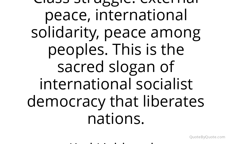 Preview image for this quote by Karl Liebknecht