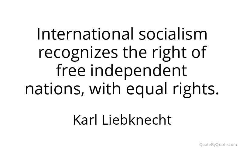 Preview image for this quote by Karl Liebknecht