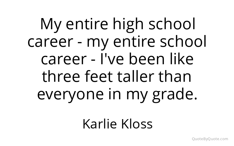 Preview image for this quote by Karlie Kloss