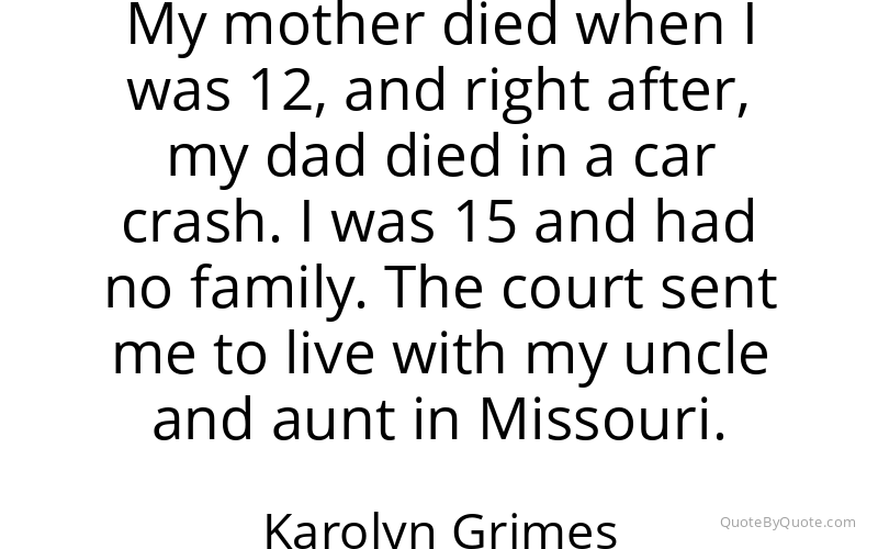 Preview image for this quote by Karolyn Grimes