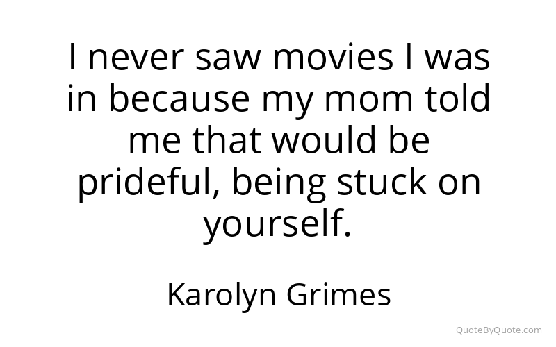 Preview image for this quote by Karolyn Grimes