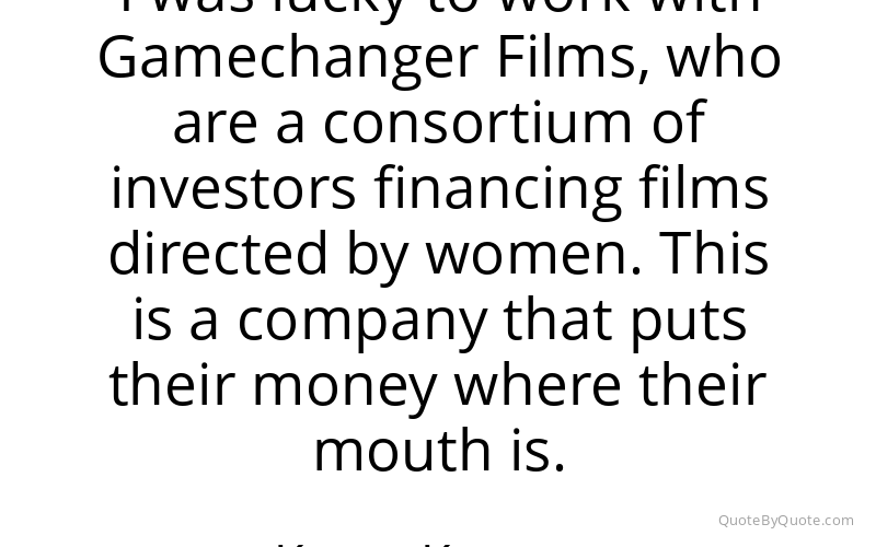 Preview image for this quote by Karyn Kusama
