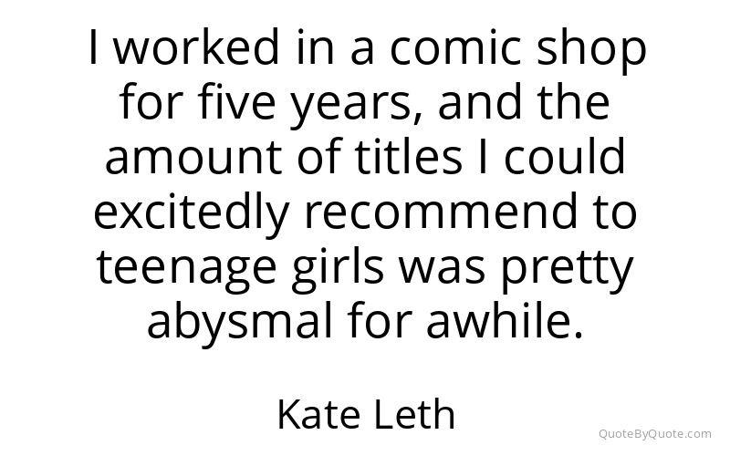 Preview image for this quote by Kate Leth