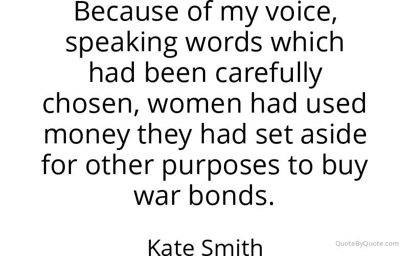 Preview image for this quote by Kate Smith