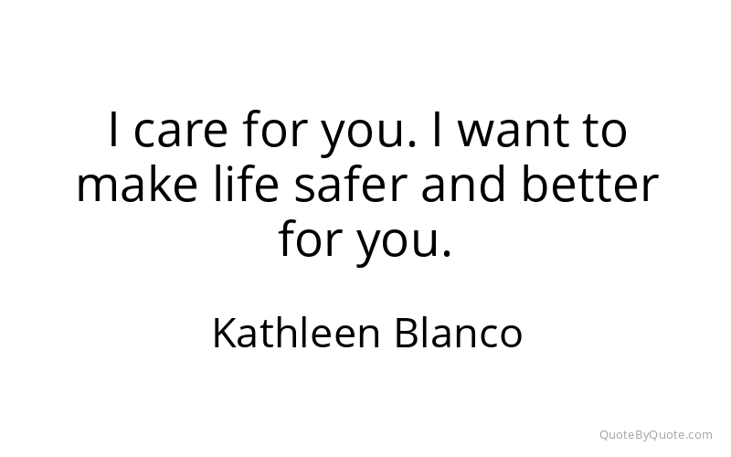Preview image for this quote by Kathleen Blanco