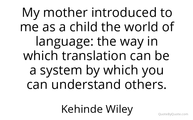 Preview image for this quote by Kehinde Wiley