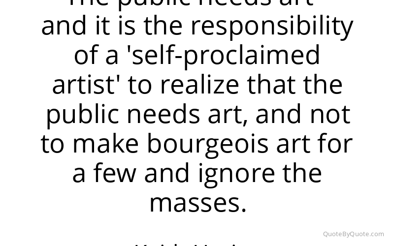Preview image for this quote by Keith Haring