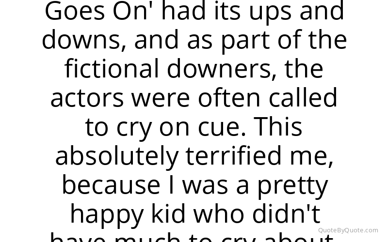 Preview image for this quote by Kellie Martin