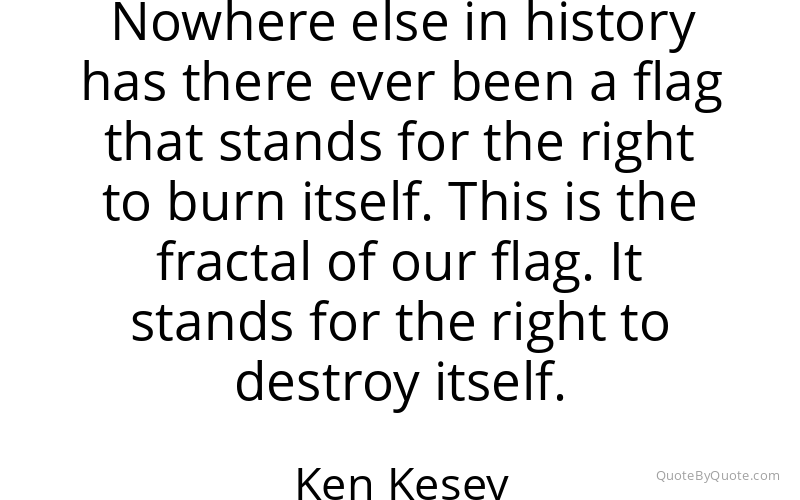 Preview image for this quote by Ken Kesey