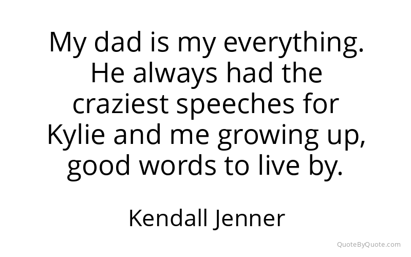 Preview image for this quote by Kendall Jenner