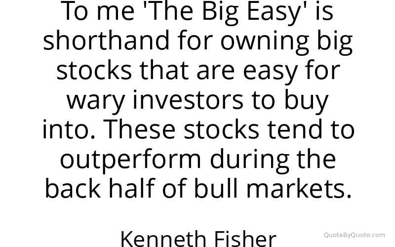 Preview image for this quote by Kenneth Fisher