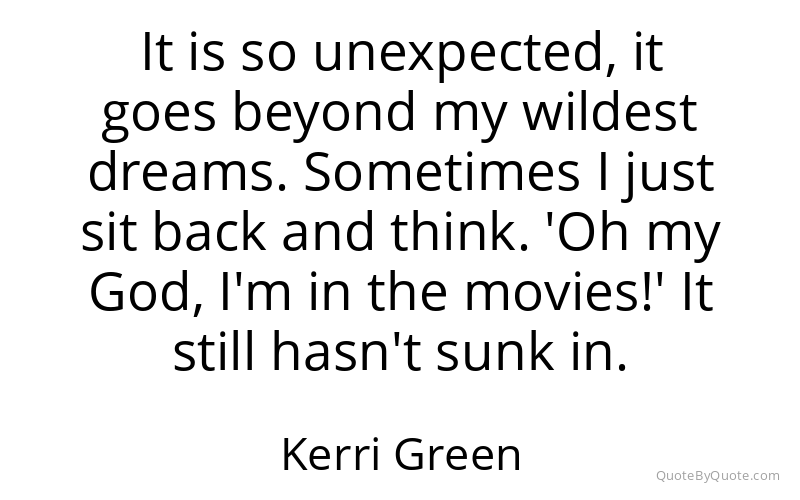 Preview image for this quote by Kerri Green