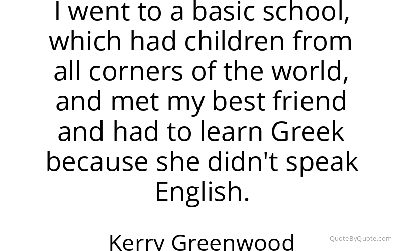 Preview image for this quote by Kerry Greenwood