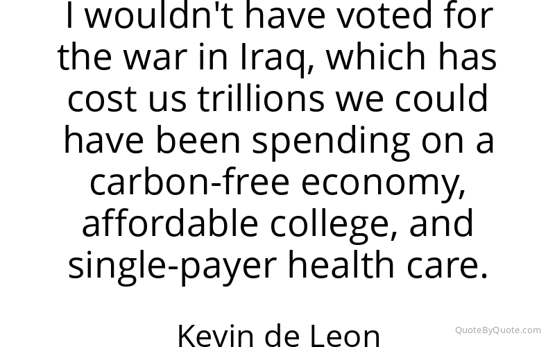 Preview image for this quote by Kevin de Leon