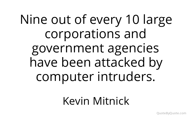 Preview image for this quote by Kevin Mitnick