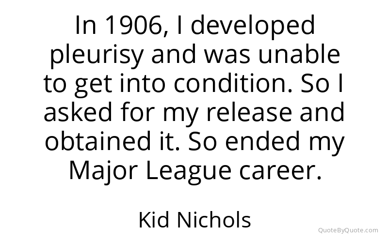 Preview image for this quote by Kid Nichols