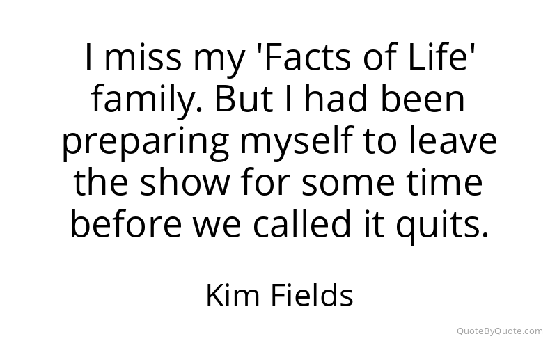 Preview image for this quote by Kim Fields
