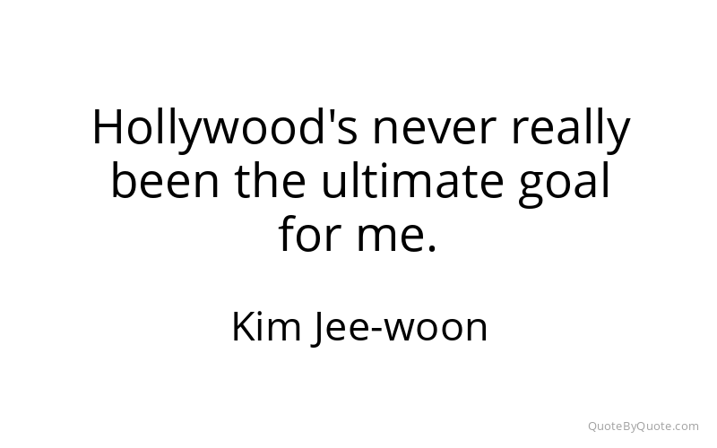 Preview image for this quote by Kim Jee-woon