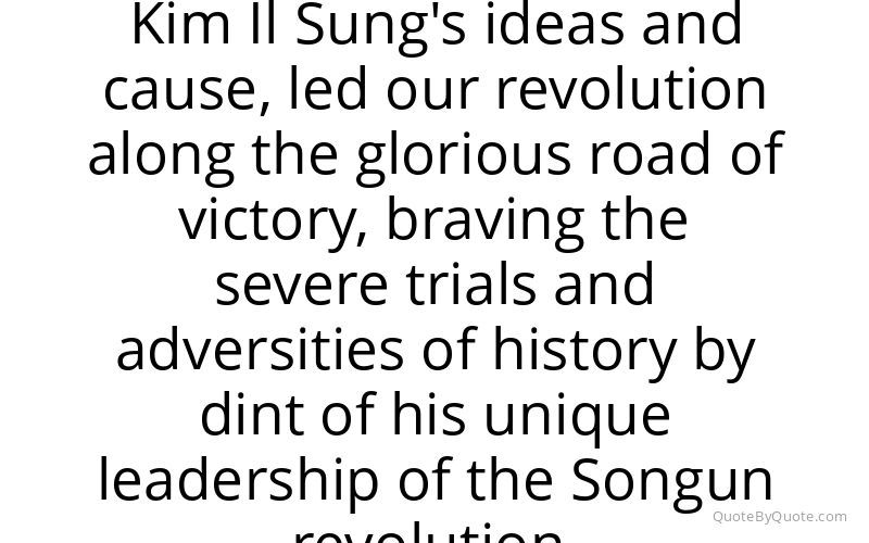 Preview image for this quote by Kim Jong-un