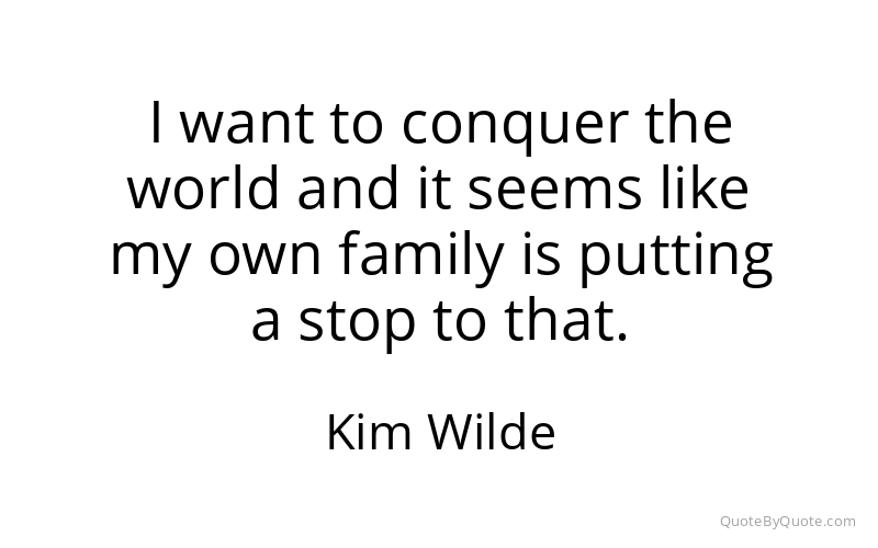 Preview image for this quote by Kim Wilde