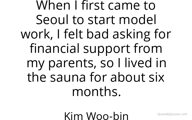 Preview image for this quote by Kim Woo-bin