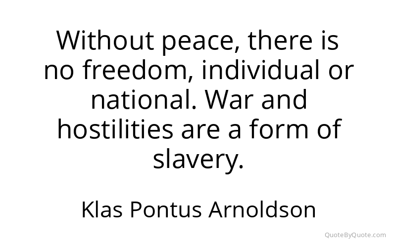Preview image for this quote by Klas Pontus Arnoldson