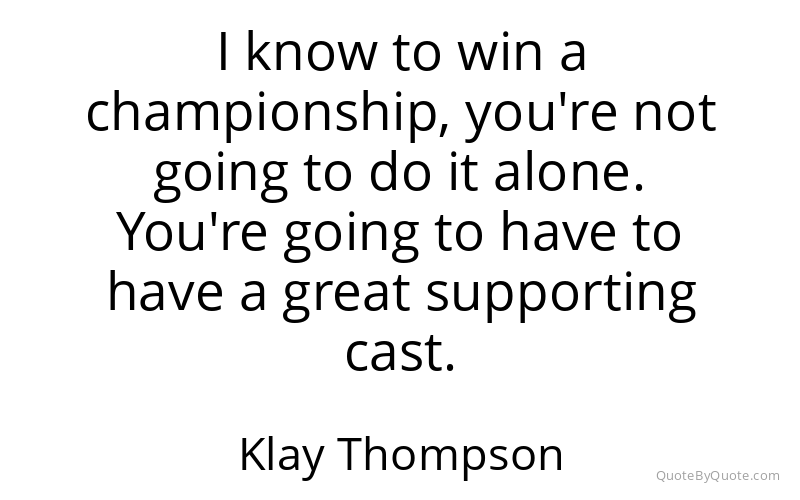 Preview image for this quote by Klay Thompson