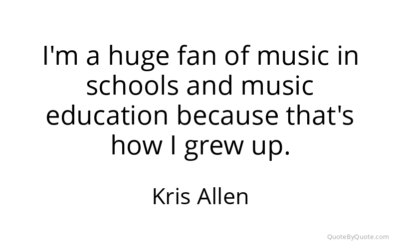 Preview image for this quote by Kris Allen