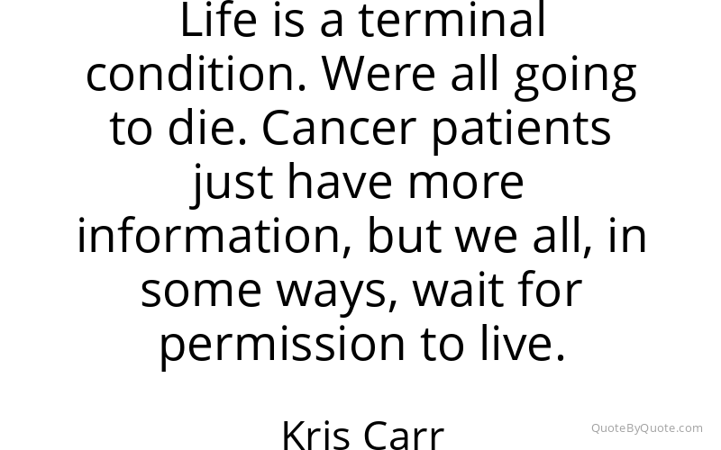 Preview image for this quote by Kris Carr