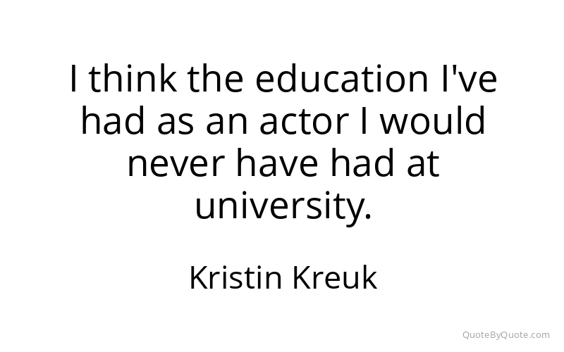 Preview image for this quote by Kristin Kreuk