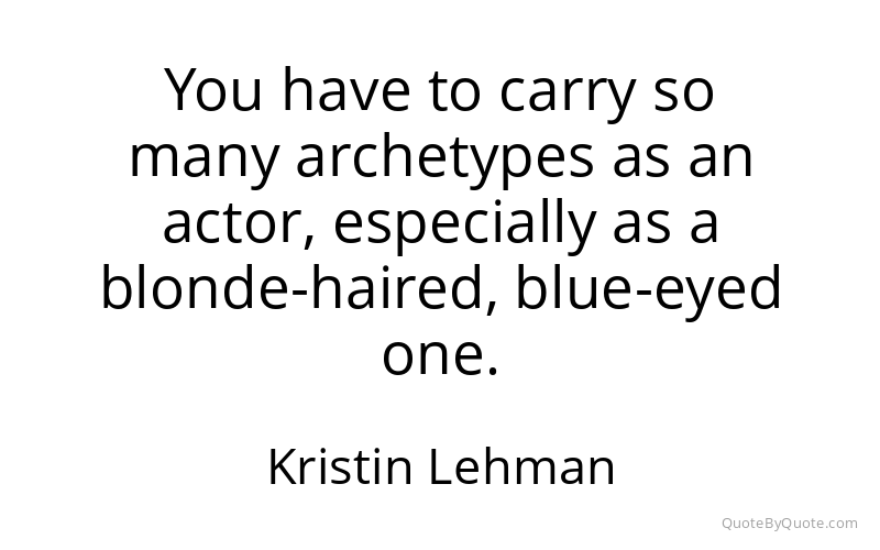 Preview image for this quote by Kristin Lehman