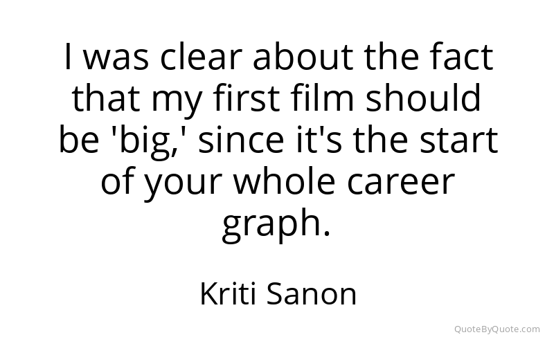 Preview image for this quote by Kriti Sanon