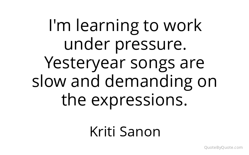 Preview image for this quote by Kriti Sanon