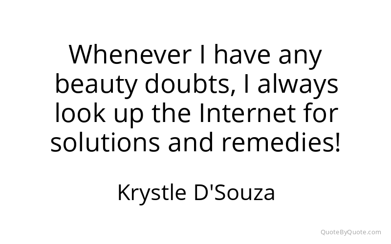 Preview image for this quote by Krystle D'Souza