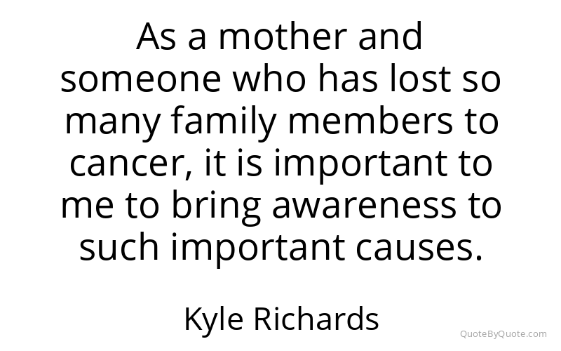 Preview image for this quote by Kyle Richards