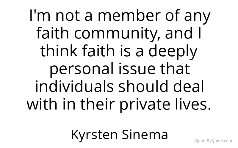 Preview image for this quote by Kyrsten Sinema