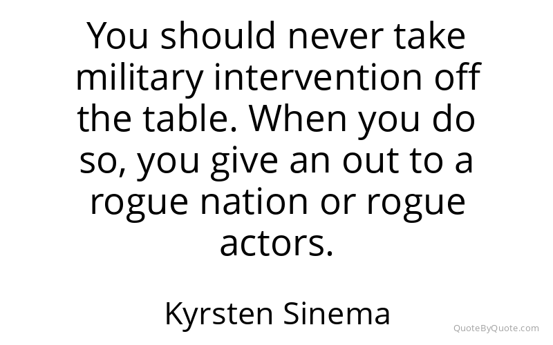 Preview image for this quote by Kyrsten Sinema