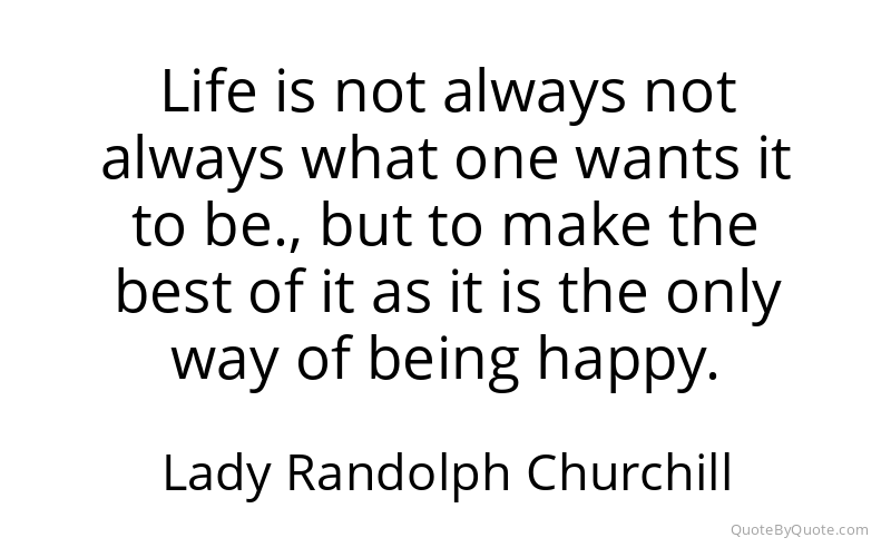 Preview image for this quote by Lady Randolph Churchill