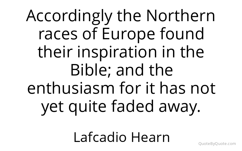 Preview image for this quote by Lafcadio Hearn