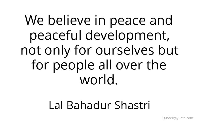 Preview image for this quote by Lal Bahadur Shastri