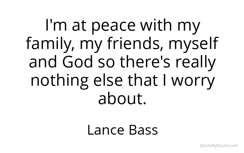 Preview image for this quote by Lance Bass