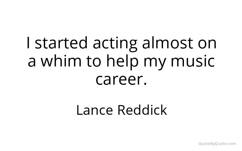 Preview image for this quote by Lance Reddick