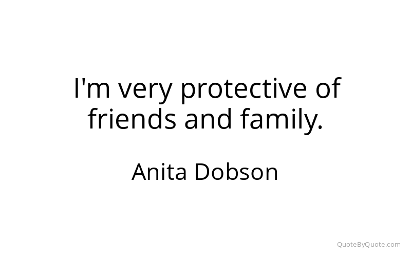 Preview image for this quote by Anita Dobson