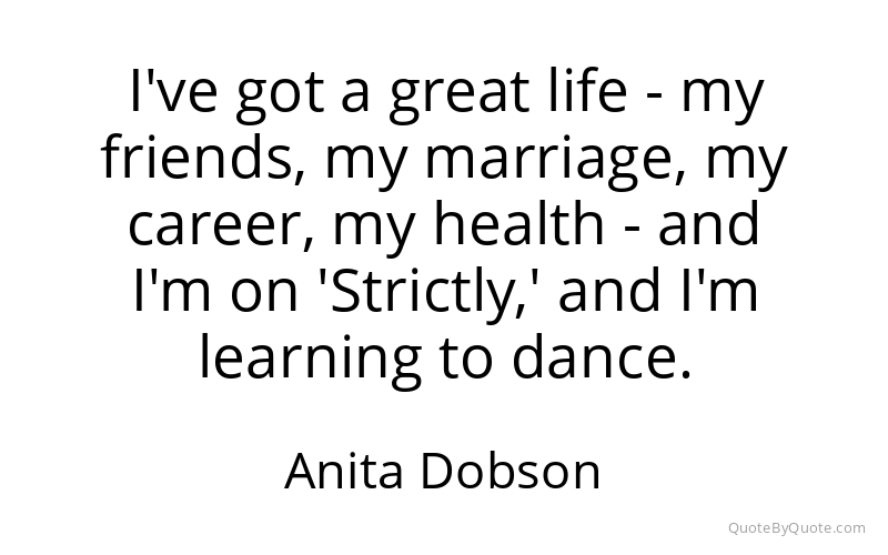 Preview image for this quote by Anita Dobson