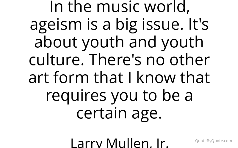 Preview image for this quote by Larry Mullen, Jr.